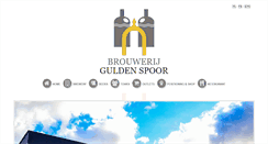 Desktop Screenshot of guldenspoor.be